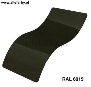 RAL 6015 Farba Proszkowa Poliestrowa Kolor Oliwkowo-Czarny Gładki Mat P/S4/U/6015/G-063 Minimum 20 kg