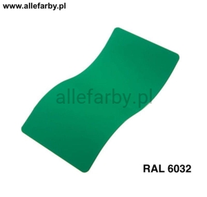 RAL 6032 Farba Proszkowa Poliestrowa Kolor Zielony Sygnałowy Gładki Mat P/S4/U/6032/G-075 Minimum 1 kg