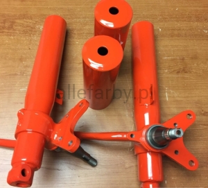 RAL 2002 Farba Proszkowa Poliestrowa Kolor Czerwono-Pomarańczowy Gładki Połysk P/S1/U/2002/2-377 Minimum 1 kg