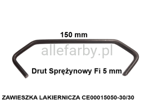 Zawieszka Lakiernicza z Drutu Sprężynowego CE00015050-30/30 - 1 szt. 