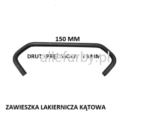Zawieszki Z Drutu Sprężynowego, Haki Lakiernicze CE00015080-30/30 - 1 szt.