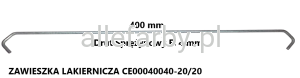 Zawieszki Z Drutu Sprężynowego, Haki Lakiernicze CE00040040-20/20 - 500 szt. 