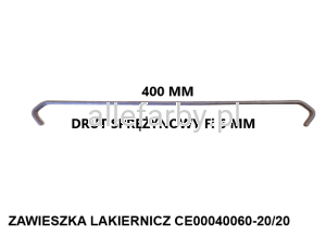 Zawieszka Lakiernicza z Drutu Sprężynowego CE00040060-20/20 - 1 szt