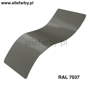 RAL 7037 Farba Proszkowa Poliestrowa Kolor Szary Stalowy Półmat P/S3/U/7037/2-279 Minimum 1 kg