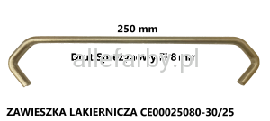 Zawieszki Z Drutu Sprężynowego, Haki Lakiernicze CE00025080-30/25 - 50 szt.