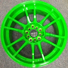 Farba Proszkowa Epoksydowo-Poliestrowa ILLUSION GREEN WHITE Minimum 1 zestaw (2 kg farby)