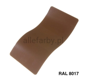RAL 8017 Farba Proszkowa Poliestrowa Kolor Brązowy Czekoladowy Drobna Struktura P/F3/U/869/8-539 Minimum 1 kg