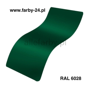 RAL 6028 Farba Proszkowa Poliestrowa Kolor Zielony Sosnowy Drobna Struktura P/F4/U/3548/H-492 Minimum 20 kg (Farba do produkcji)