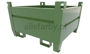 RAL 6010 Farba Proszkowa Poliestrowa Kolor Zielony Trawiasty Gładki Połysk P/S1/U/6010/2-294 Minimum 1 kg 