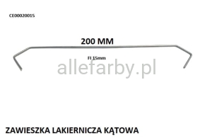 Zawieszki Z Drutu Sprężynowego, Haki Lakiernicze CE00020015-15/17 - 1000 szt.