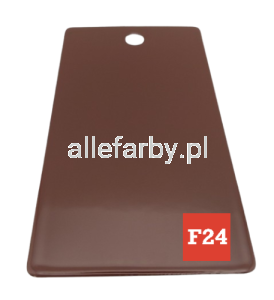 RAL 8016 Farba Proszkowa Poliestrowa Kolor Brązowy Mahoniowy Gładki Połysk P/S1/U/50/H-651 Minimum 1 kg