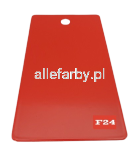 RAL 3020 Farba Proszkowa Poliestrowa PRZEMYSŁOWA Kolor Czerwony Gładki Połysk P/S1/U/2695/H-602 Minimum 1 kg