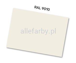 RAL 9010 Farba Proszkowa Poliestrowa Kolor Biały Alpejski Gładki Półpołysk P/S2/U/1994/8-467 Minimum 1 kg