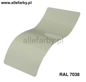 RAL 7038 Farba Proszkowa Poliestrowa Kolor Szary Agatowy Gładki Połysk P/S1/U/96/8-327 Minimum 20 kg