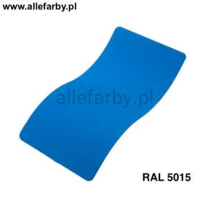 RAL 5015 Farba Proszkowa Poliestrowa Kolor Niebieski Gładki Połysk PE58AT5015189GLX Minimum 1 kg