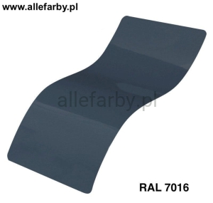 RAL 7016 Farba Proszkowa Poliestrowa Kolor Szary Antracytowy Drobna Struktura PE58AT7016180SPX Minimum 1 kg