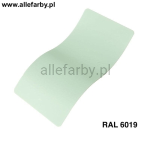 RAL 6019 Farba Poliestrowa Kolor Seledynowy Gładki Połysk PE58AT6019189GLX Minimum 1 kg