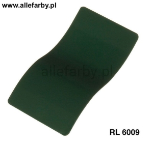 RAL 6009 Farba Proszkowa Poliestrowa Kolor Zielony Jodłowy Gładki Połysk PE58AT6009189GLX Minimum 1 kg