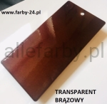 Transparent Brązowy Farba Proszkowa Poliestrowa Wysoki Połysk P/S0/U/5001/8-193 Minimum 20 kg ( Farba do produkcji )