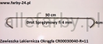 Zawieszki Z Drutu Sprężynowego, Haki Lakiernicze CR00030040-R=11 - 50 szt.