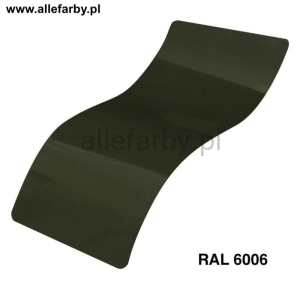 RAL 6006 Farba Proszkowa Poliestrowa Kolor Szary Oliwkowy Mat P/S4/U/6006/7-254 Minimum 20 kg