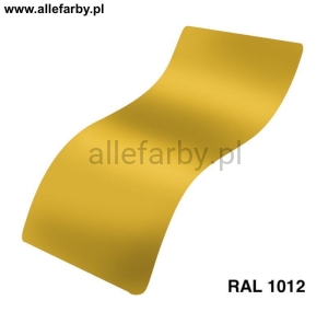 RAL 1012 Farba Proszkowa Poliestrowa Kolor Żółty Cytrynowy Połysk P/S1/U/1012/7-107 Minimum 20 kg