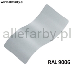 RAL 9006 " +/- Zamiennik " Farba Proszkowa Epoksydowo - Poliestrowa Białe Aluminium Metalik Drobna Struktura FF35XC9706180STX Minimum 1 kg