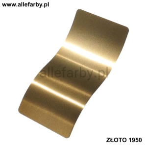Złoto Efekt Farba Proszkowa Poliestrowa 1950 Gładki Połysk PE54X+1950189GLX Minimum 1 kg