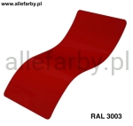 RAL 3003 Farba Proszkowa Poliestrowa Kolor Czerwony Rubinowy Gładki Połysk PE58AT3003189GLX Minimum 1 kg