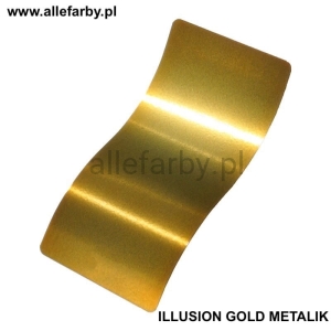 Candy Silver Farba Proszkowa Poliestrowa ILLUSION GOLD METALIK zestaw ( 2kg. farby )