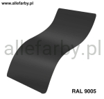 RAL 9005 Farba Proszkowa Poliestrowa Kolor Czarny Drobna Struktura P/F3/U/1422/8-159 Minimum 20 kg