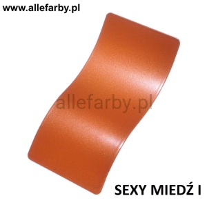 Farba Proszkowa SEXY MIEDŹ I Poliestrowo-Epoksydowa Gładka Satyna EP/S1/C/4951/8-187 Minimum 20 kg