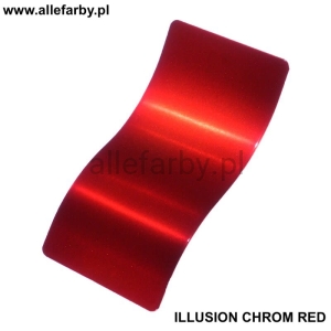 Fanta Chrom Farba Proszkowa Poliestrowa ILLUSION CHROM RED zestaw ( 2kg. farby )