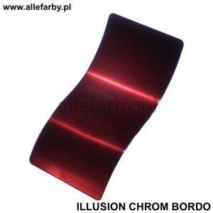 Fanta Chrom Farba Proszkowa Poliestrowa ILLUSION CHROM BORDO zestaw ( 2kg. farby )