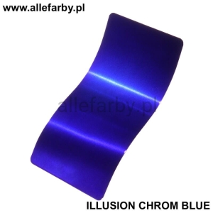 Fanta Chrom Farba Proszkowa Poliestrowa ILLUSION CHROM BLUE zestaw ( 2kg. farby )