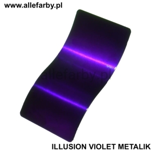 Candy Silver Farba Proszkowa Poliestrowa ILLUSION VIOLET METALIK zestaw ( 2kg. farby )