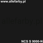 NCS S 9000-N Farba Proszkowa Poliestrowa Czarna Drobna Struktura P/F4/U/9005/7-346 Minimum 20 kg