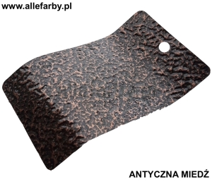 Farba Proszkowa Antyczna Miedź Poliestrowa Średnia Struktura PE54QC1162184WRX Minimum 1 kg