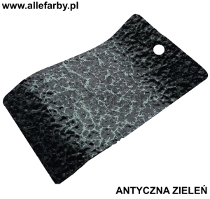 Farba Proszkowa Antyczna Zieleń Poliestrowa, Gruba Struktura PE54QC6392184WRX Minimum 1 kg
