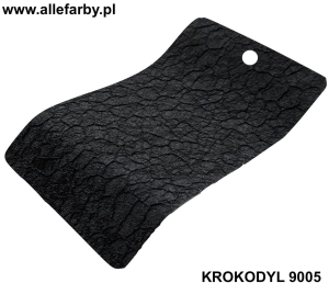 Farba Proszkowa Krokodyl 9005 Poliuretan Kolor Czarny Minimum 1 kg