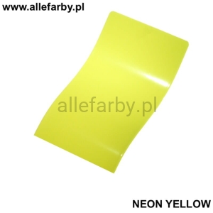 RAL 1026 Farba Proszkowa Epoksydowo - Poliestrowa Kolor Neonowy Żółty Gładki Połysk FF87AC1026109GLX Minimum 1 kg