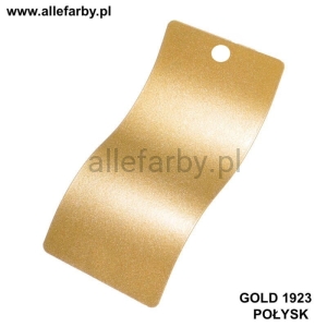 Farba Proszkowa Złoto Efekt Poliester Gładki Połysk PE54X+1923189GLX Minimum 1 kg