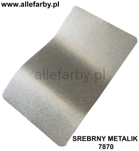 Srebrny Metalik Gładki Poliester Farba Proszkowa PE54X+7870189GLX Felgi Samochodowe Minimum 1 kg