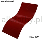 RAL 3011 Farba Proszkowa Poliestrowa Kolor Czerwony Burgundzki Gładki Połysk P/S1/U/2404/8-516 Minimum 20 kg
