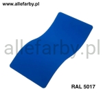 RAL 5017 Farba Proszkowa Poliestrowa Kolor Niebieski Morski Gładki Połysk P/S1/U/70/8-544 Minimum 20 kg  