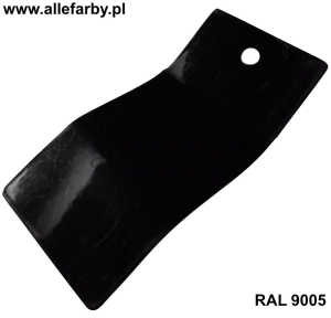 RAL 9005 Farba Proszkowa Poliestrowa Kolor Czarny Gładki Połysk P/S1/U/11/8-247 Minimum 1 kg