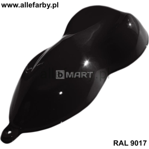RAL 9017 Farba Proszkowa Poliestrowa Kolor Czarny Ostrzegawczy Połysk P/S1/U/9017/7-206 Minimum 20 kg