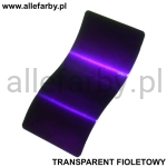 Transparent Fioletowy Farba Proszkowa Poliestrowa Gładki Połysk VIOLET P/S1/U/VIOLET/2-518 Minimum 1 kg