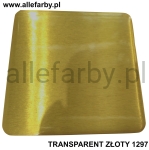 Transparent Złoty Farba Proszkowa Poliestrowa Gładki Połysk Gold 97 P/S1/U/GOLD97/B-159 Minimum 1 kg