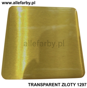Transparent Złoty Farba Proszkowa Poliestrowa Gładki Połysk Gold 97 P/S1/U/GOLD97/B-159 Minimum 1 kg